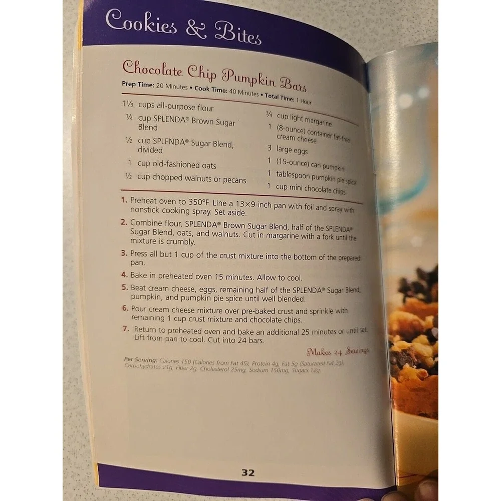 Splenda 55‎ Delicious Recipes Cookbook 2008 Sugar Free